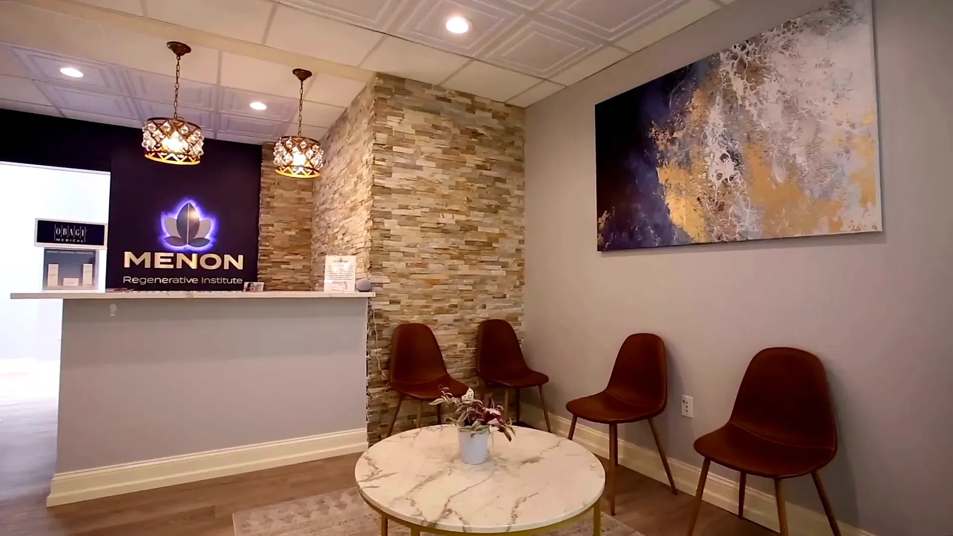 Reception at the Millburn office